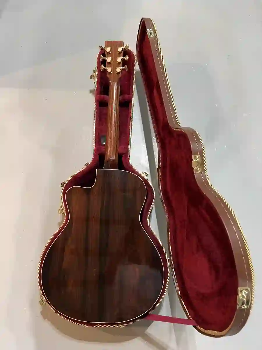 Hand-braced guitar top in progress